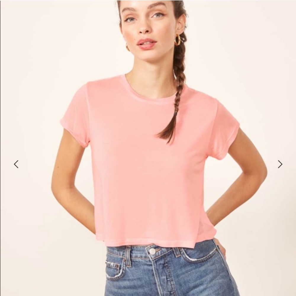 Reformation Maddie Crop Tee